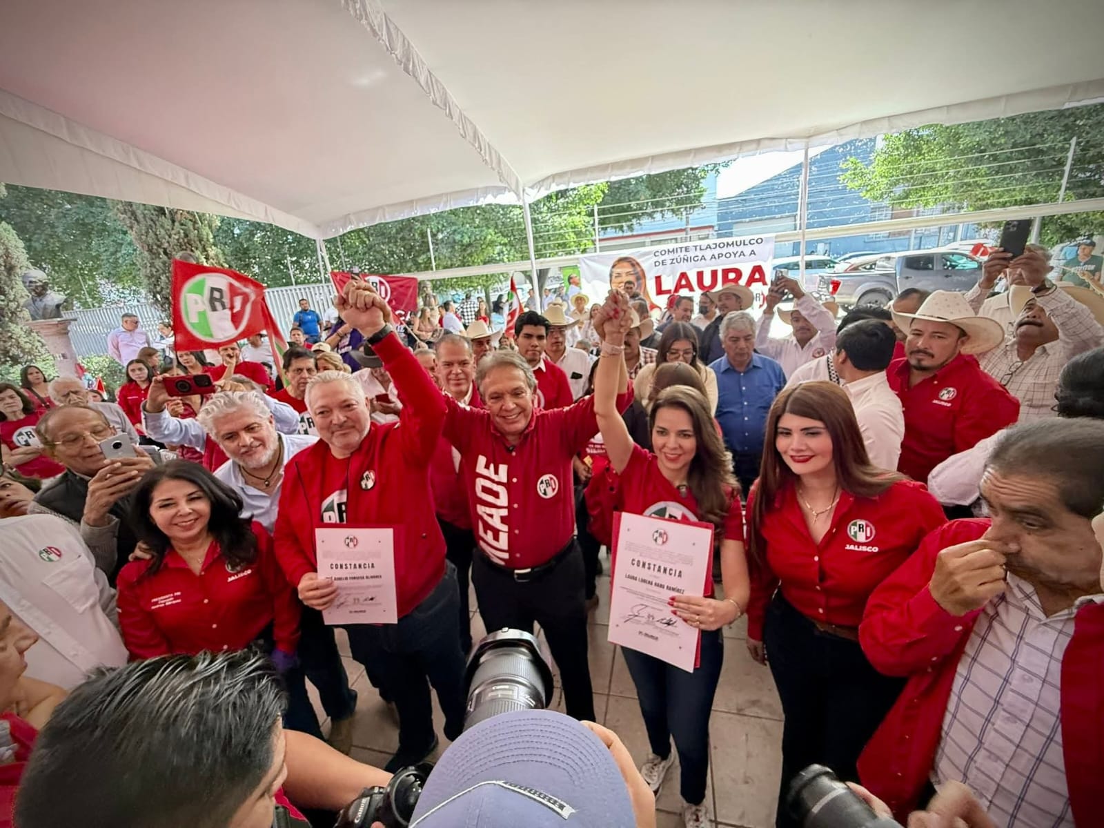 Con unidad y respaldo de la militancia, el PRI Jalisco valida la fórmula encabezada por Laura Haro y Aurelio Fonseca