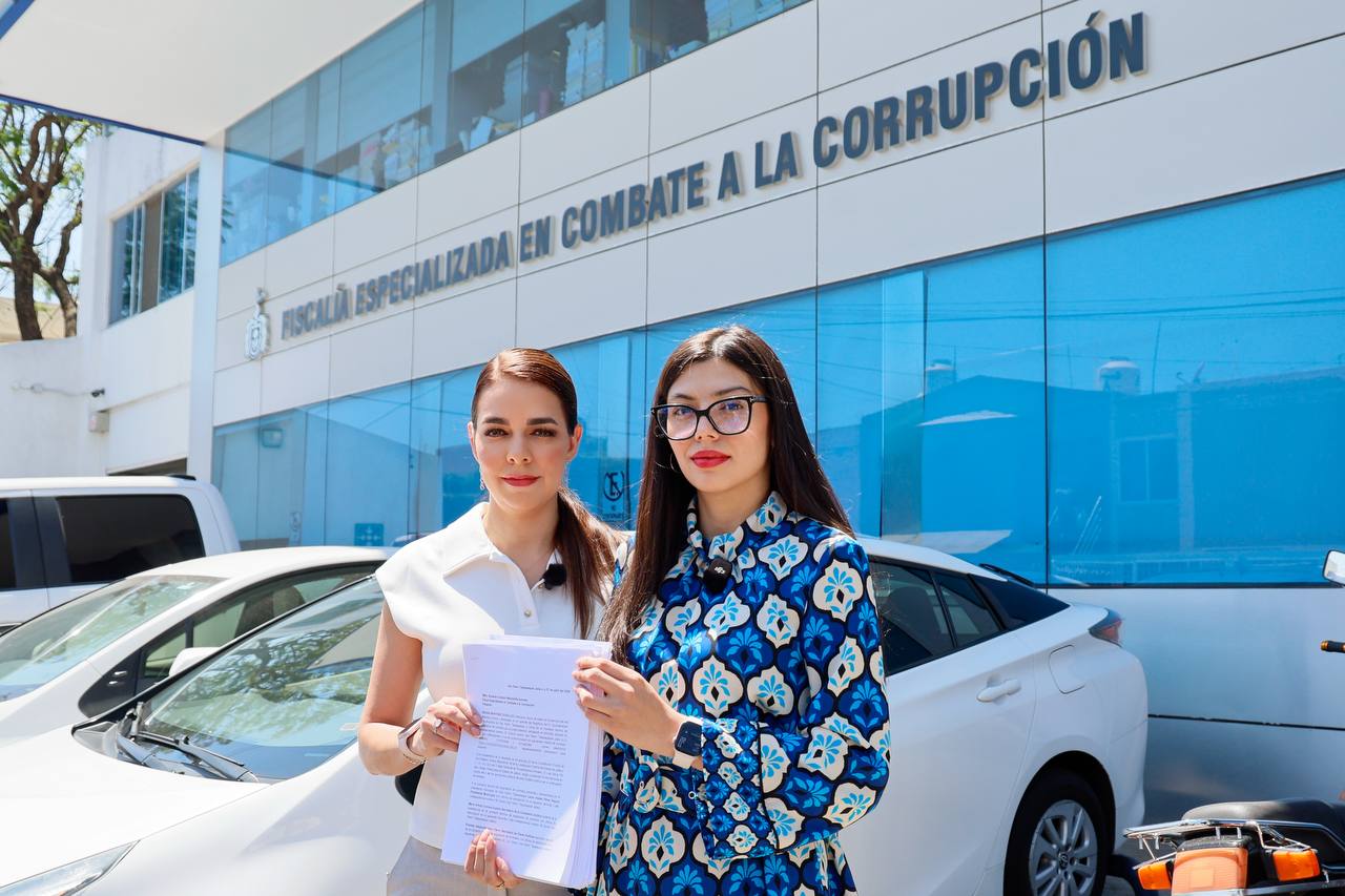 Regidora del PRI Tlaquepaque presenta denuncia en la Fiscalía Anticorrupción, por irregularidades en licitación de luminarias.