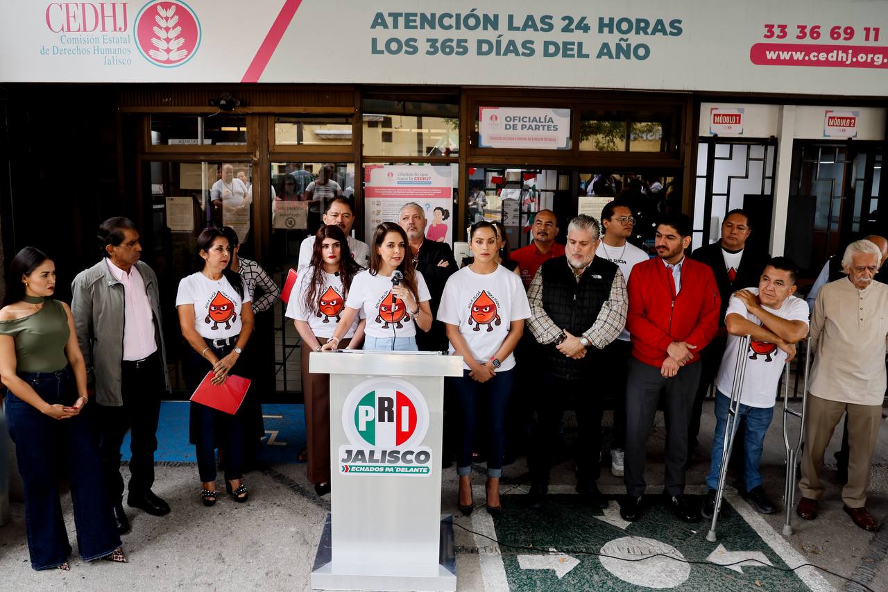 PRI Jalisco entrega quejas ante la Comisión Estatal de Derechos Humanos Jalisco (CEDHJ) por el “Tarifazo” del SIAPA