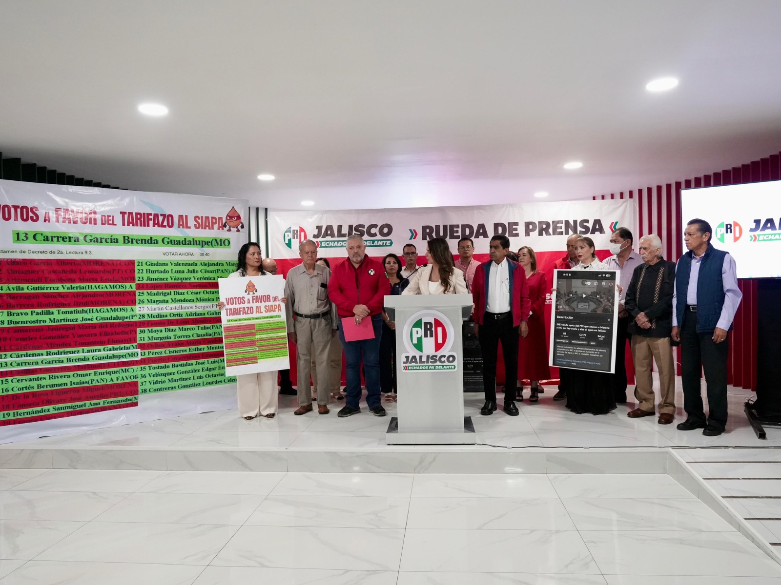 El PRI Jalisco alza la voz, basta de abusos, va por el SIAPA 2.0.