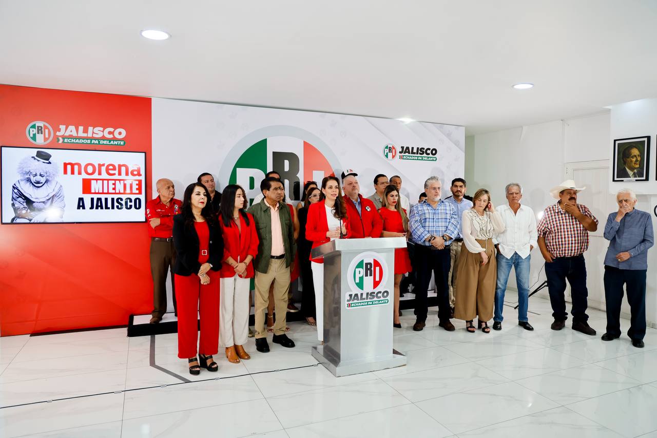 PRI Jalisco denuncia mentiras de Morena, rechaza la reforma electoral y respalda resolución histórica en Ocotlán.